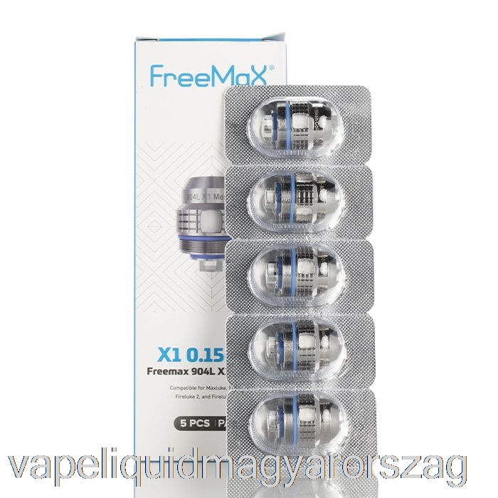 Freemax Maxluke 904l X Cseretekercs 0.15ohm 904l X1 Single Mesh Tekercs Vape Liquid